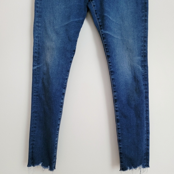 AG Adriano Goldschmied | The Farrah High Rise Skinny Ankle Raw Hem Jean - 29R - Picture 6 of 16